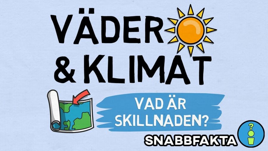 VÄDER & KLIMAT - VAD ÄR SKILLNADEN?